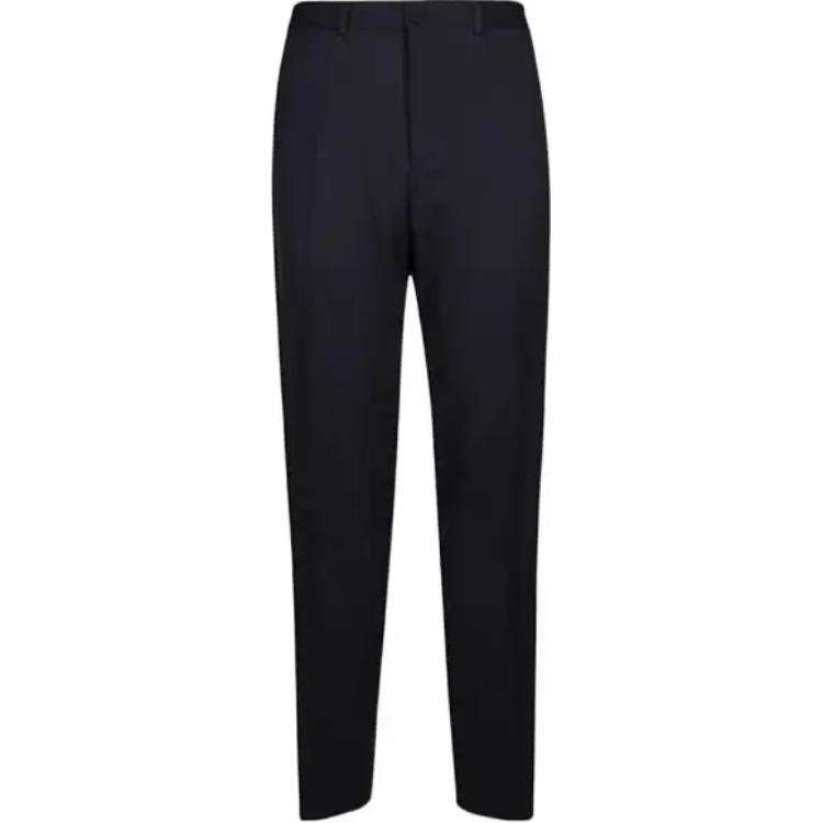 DIOR Casual Pants Men's Black Moderate Tapered Pants