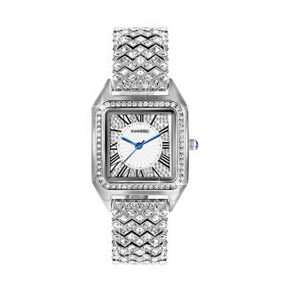 KANGOL Mermaid Collection Wrist Watches Quartz Movement Stainless Steel Strap White Dial Women's Watch