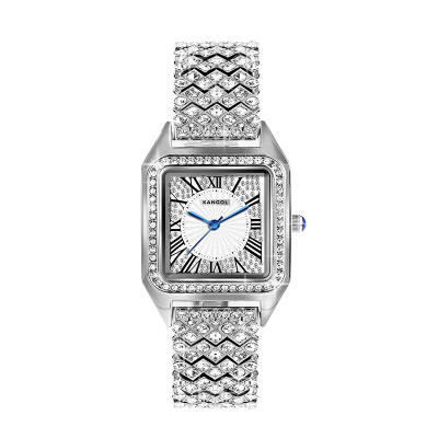 KANGOL Mermaid Collection Wrist Watches Quartz Movement Stainless Steel Strap White Dial Women's Watch