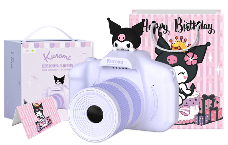 EMIE x Sanrio Kuromi IP Collaboration X12 Kids' Long Focus Digital CCD Cameras CMOS