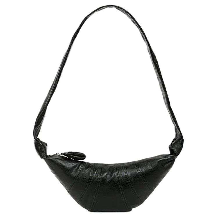 Lemaire Cotton Croissant Bag, Shoulder Bag, Crossbody Bag Small Unisex Forest Green
