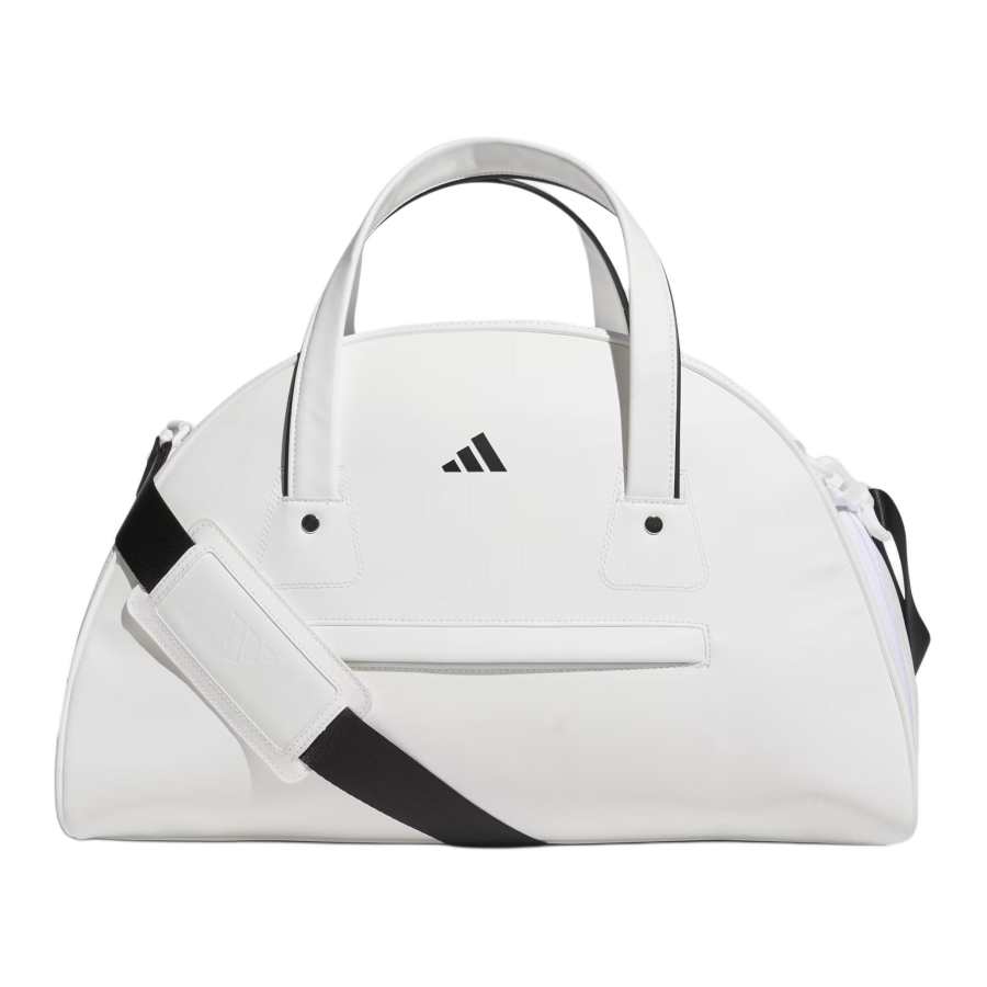 Adidas Adidas Pu Boston Bag, Shoulder Bag, Crossbody Bag, Handbag Women's White