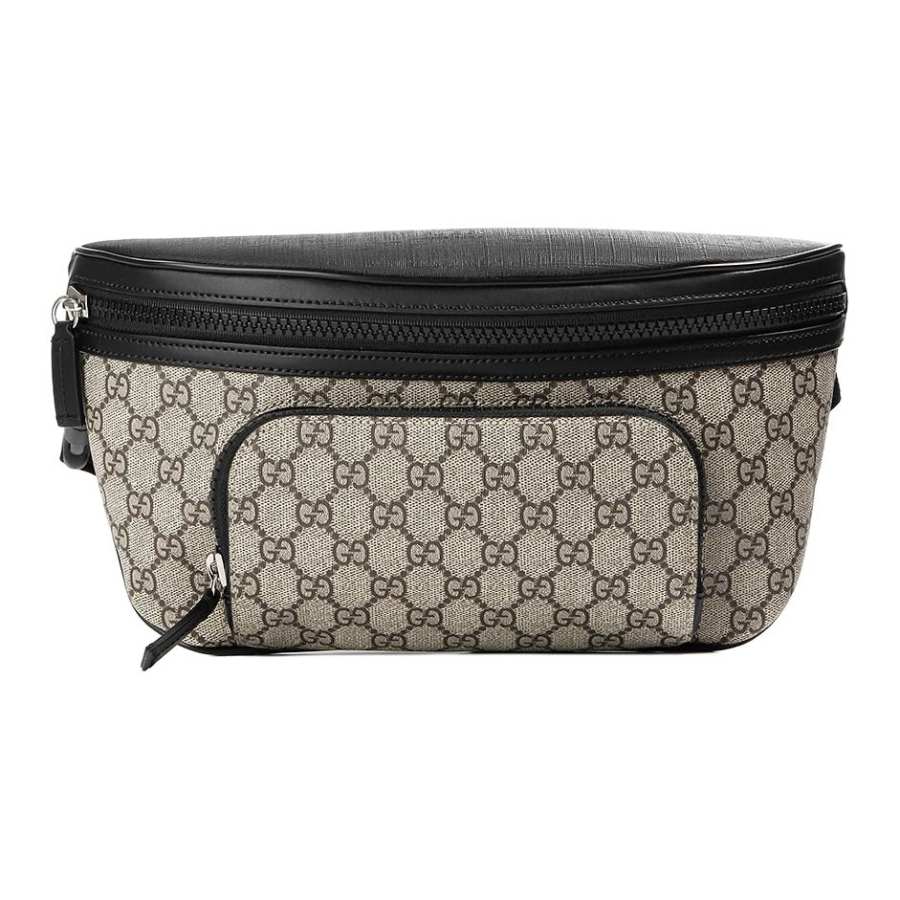 GUCCI Canvas Fanny Pack Men's Light Umber