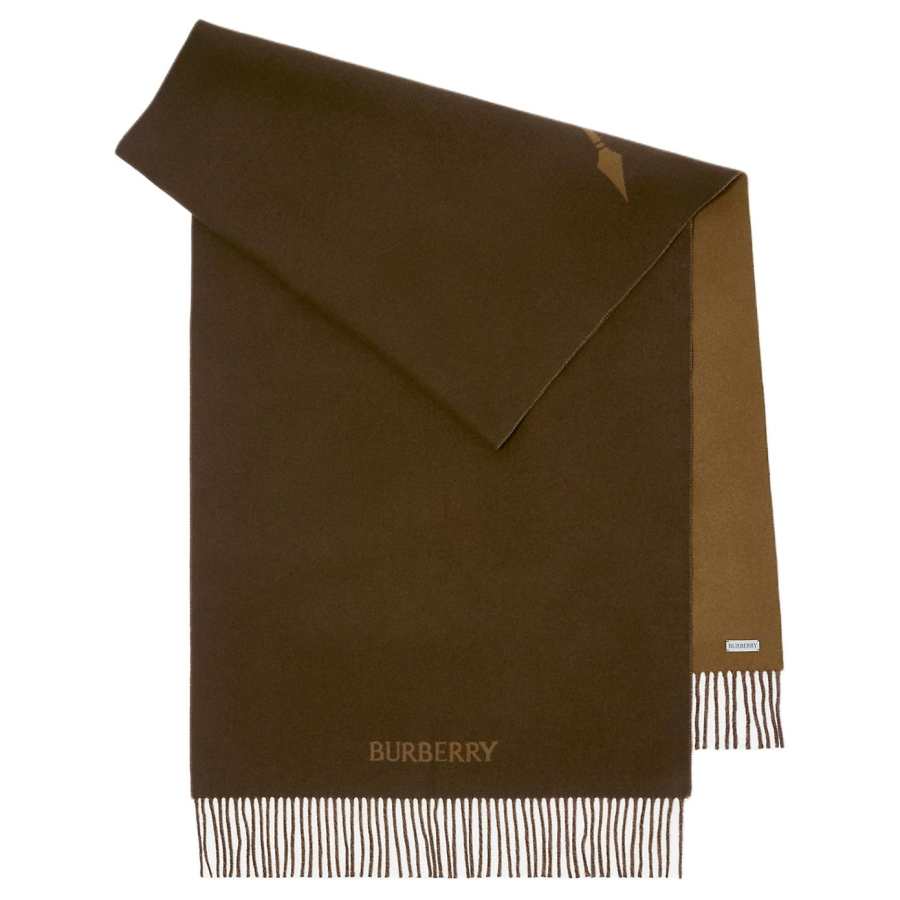 Burberry Cashmere Knit Scarves Unisex Thorn Color