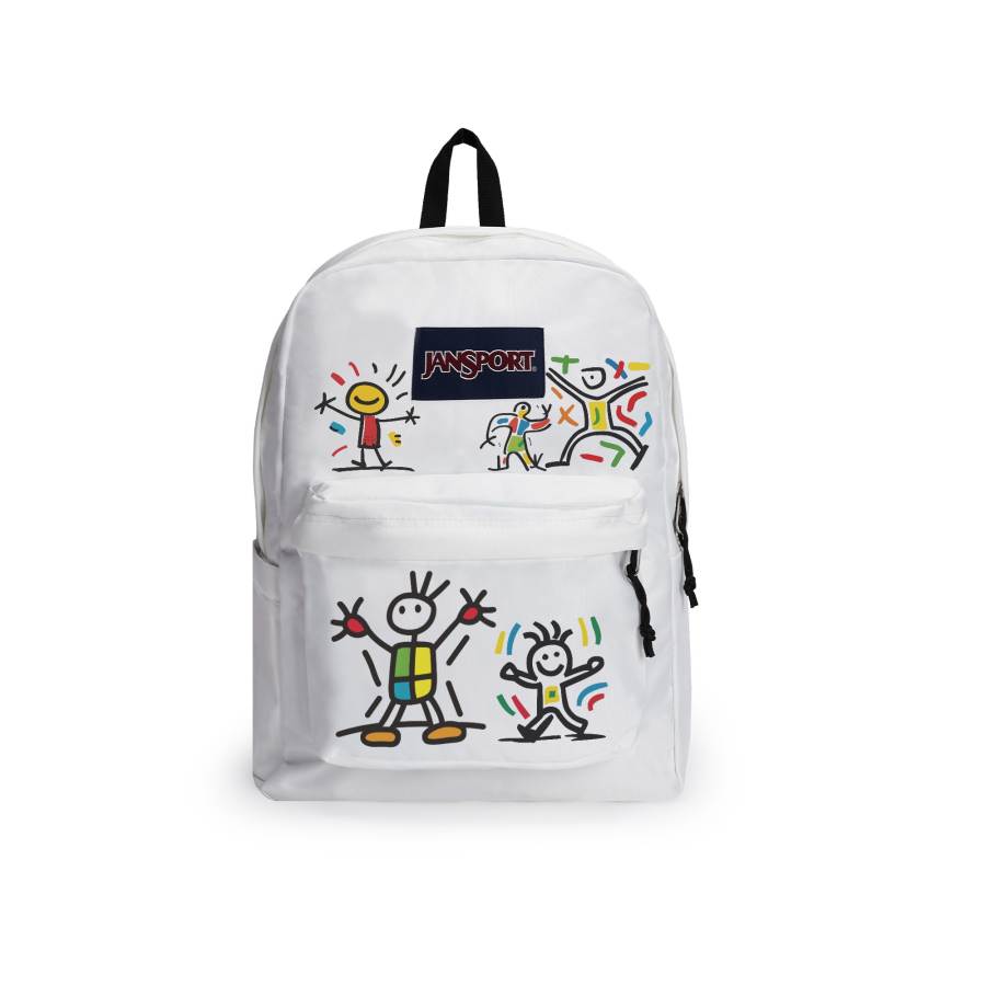 JanSport JanSport Fabric Backpack Regular Unisex White