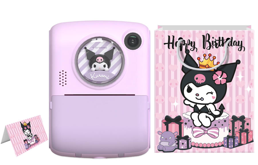 EMIE x Sanrio Kuromi Cinnamoroll IP Collaboration, Instant Camera, Photography Print 2 in 1 X17