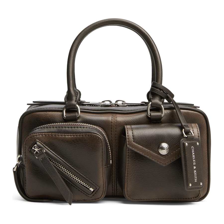 CHARLES&KEITH CHARLES&KEITH Pu Shoulder Bag Medium Women's Multi Composite Color/Black