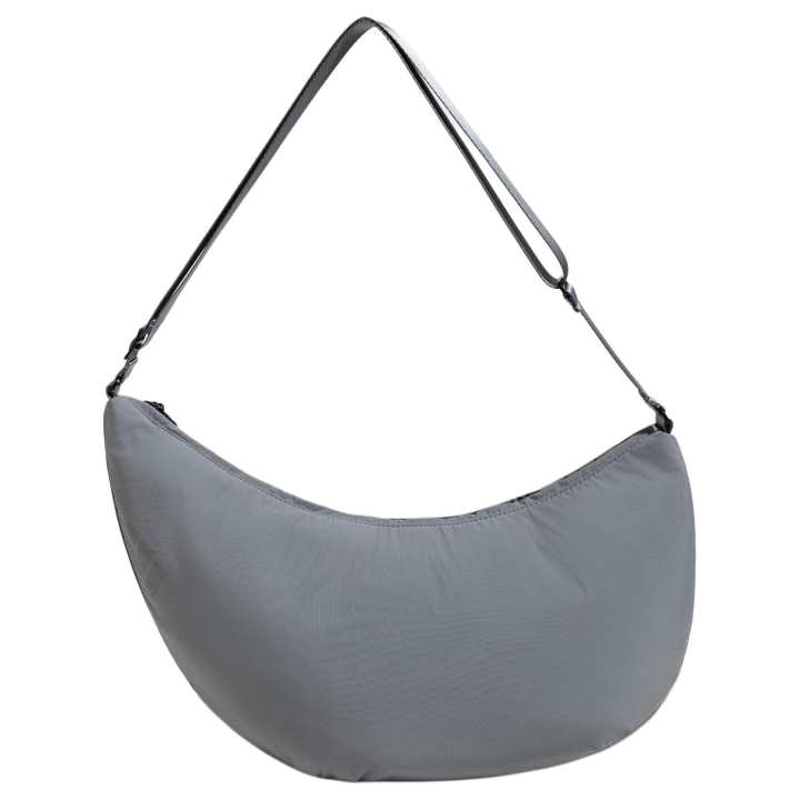 Adidas Adidas Recycled Polyamide Handbag, Shoulder Bag, Crossbody Bag Unisex Gray