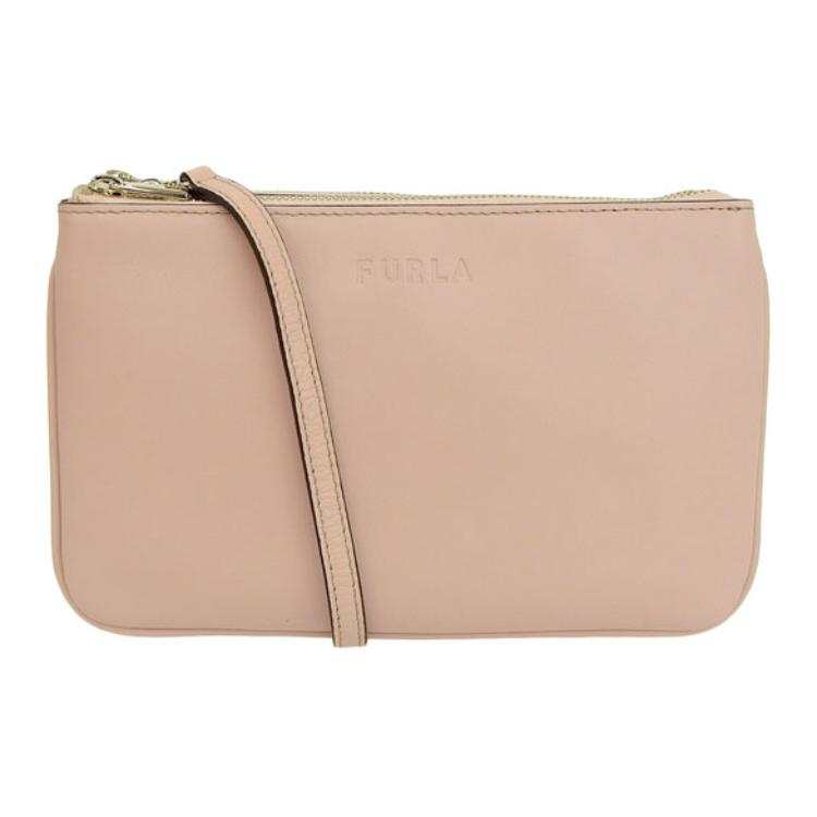Furla Leather Crossbody Bag, Shoulder Bag Mini Women's Pink