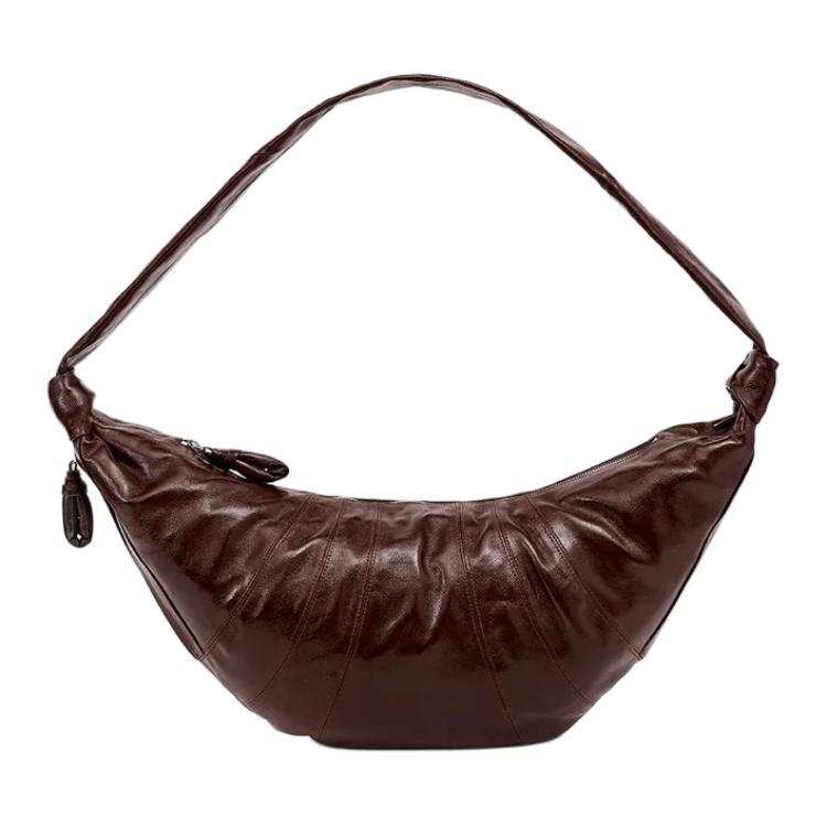 Lemaire Cotton Shoulder Bag Large Unisex Chocolate