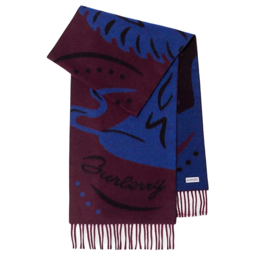 Burberry Mirrored Horse cashmere scarf