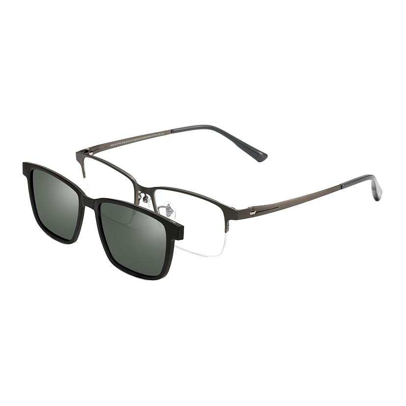 Jeep Jeep Β Titanium Square Eyeglass Frame T9035 Men's
