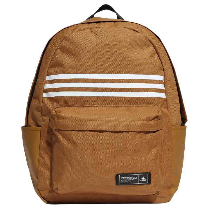Adidas Adidas Recycled Polyester Backpack Unisex Bronze Strata & White