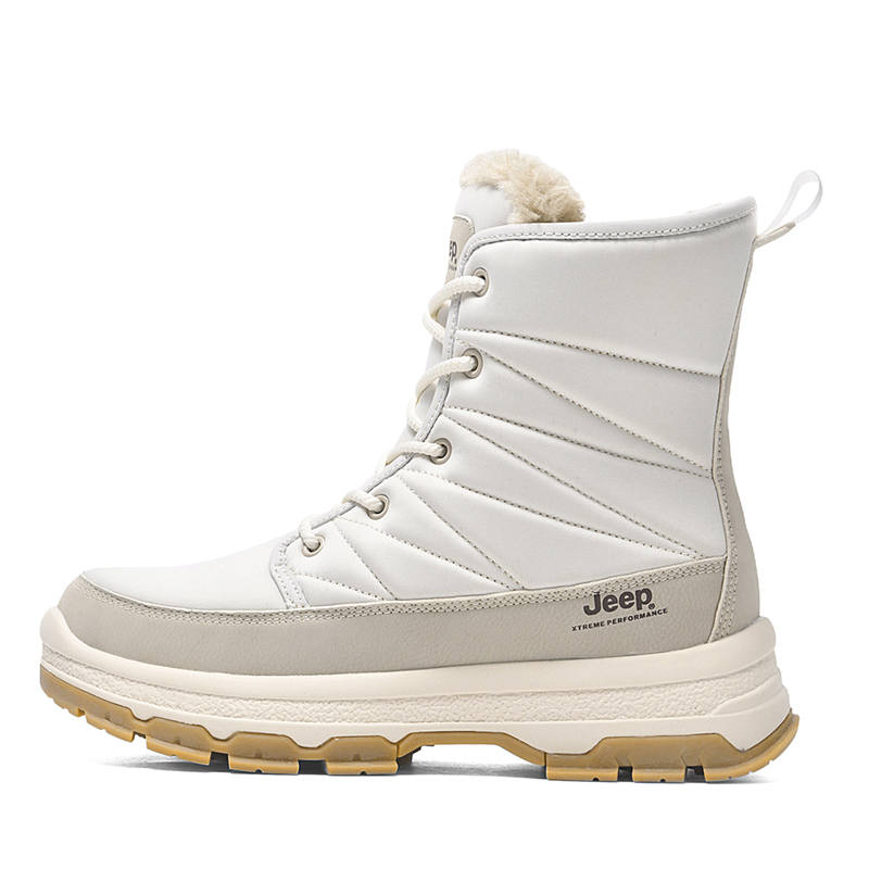 Jeep Comfortable And Versatile Casual Fleece Lined Short Mid Calf Snow Boots Men's