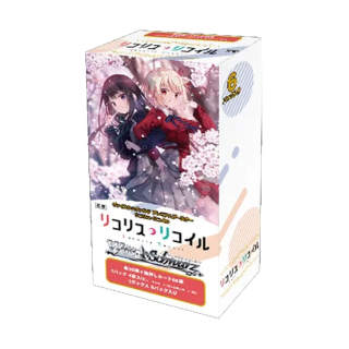 BUSHIROAD Premium Supplement Pack, Lycoris Recoil Japanese Version IP / Anime Cards 6 Packs/box