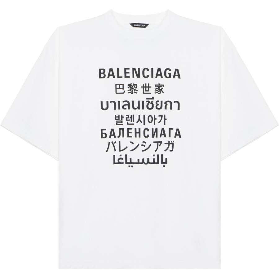 Balenciaga Multi Logo T Shirt