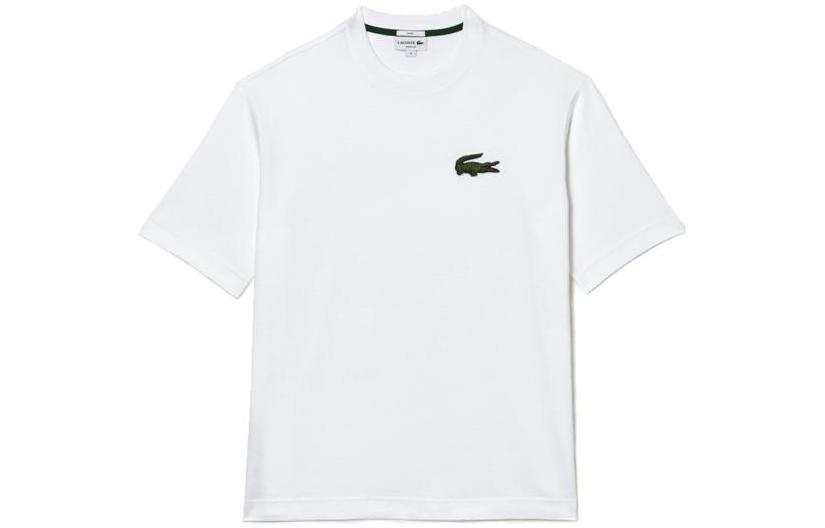 LACOSTE Lacoste logo-patch cotton T-shirt