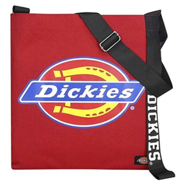 Dickies Polyester Tote Bag, Shopping Bag, Shoulder Bag, Crossbody Bag Regular Unisex Red