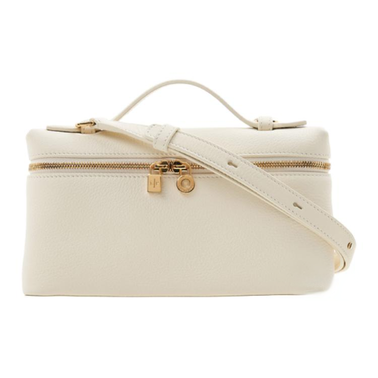 Loro Piana Leather Handbag Women's White