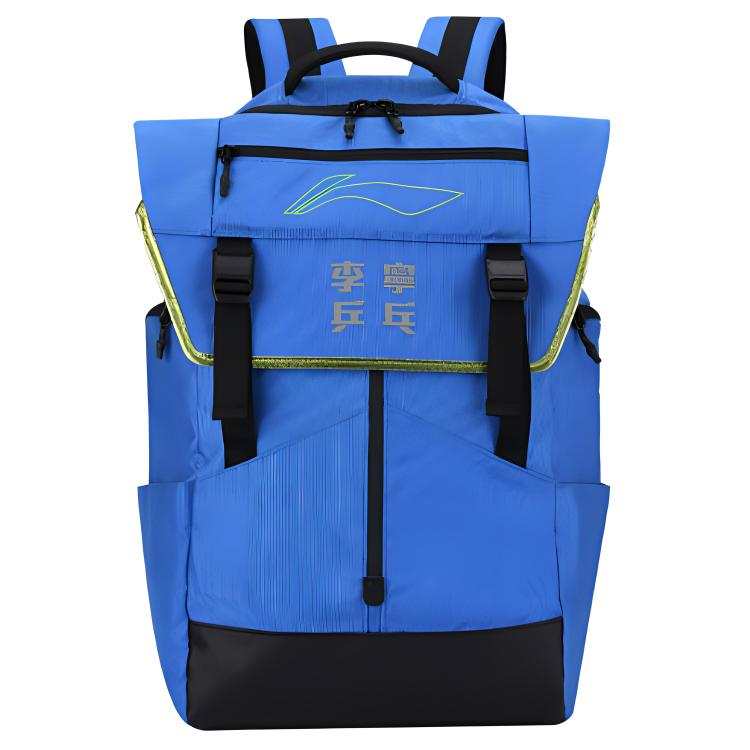 Li-Ning Li Ning Table Tennis Collection Polyester Sports Backpack Regular Unisex Crystal Blue