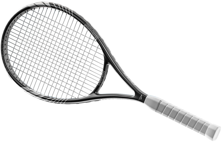 DEERWAY 270g 105 Square Inches Unisex Carbon Aluminum Integrated Tennis Rackets