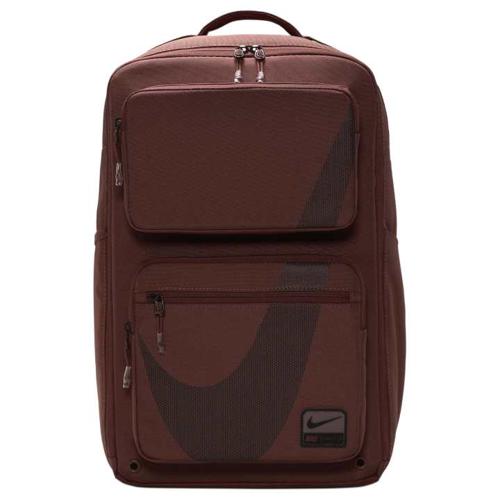 Nike Nike Polyester Backpack Unisex Red Brown