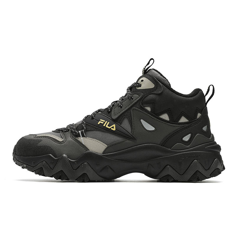 FILA Oakmont 2 Cushioning, Wear Resistant Mid top Casual Shoes Men's Green Black