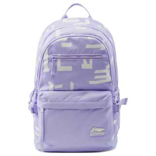 Li-Ning Li Ning Sports Life Collection Polyester Backpack Women's Light Purple