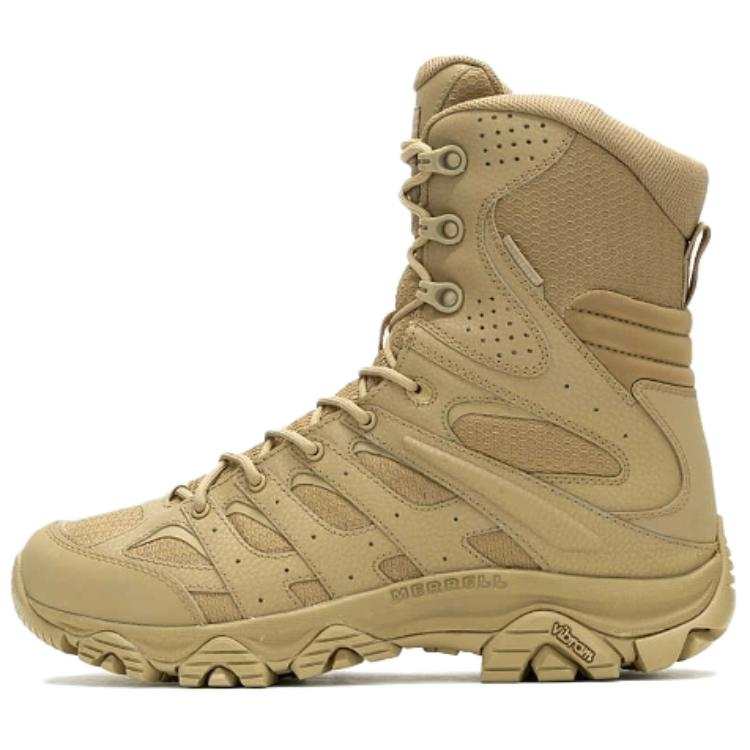 MERRELL MOAB 3 Waterproof And Wear resistant Crew Outdoor Boots Unisex Beige