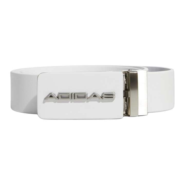 Adidas Adidas Polyurethane Leather Belts Men's White Width 3.8CM
