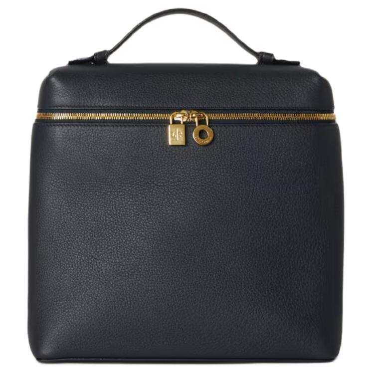 Loro Piana ExtraPocket Calfskin Backpack Regular Women's Marine Blue