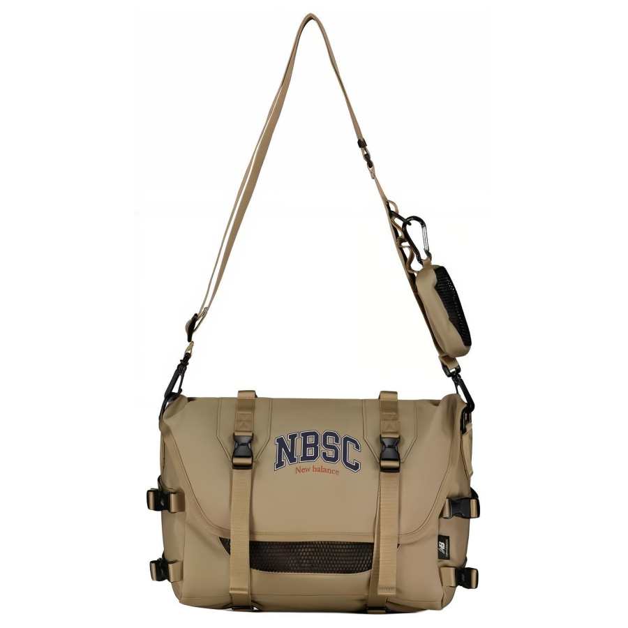 New Balance New Balance Fabric Shoulder Bag, Crossbody Bag Unisex Brown