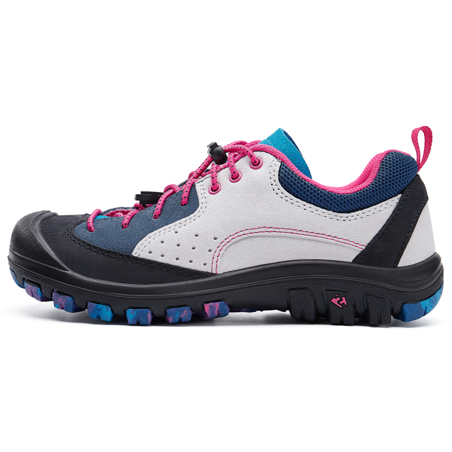 SLEADER Earthy Collection Leather, Mesh Cushioning Rebound Grip Impact Resistant Abrasion Resistant Slip Resistant