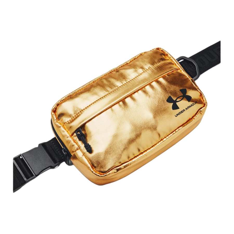 Under Armour Polyester Fanny Pack Unisex Metallic Gold & Black