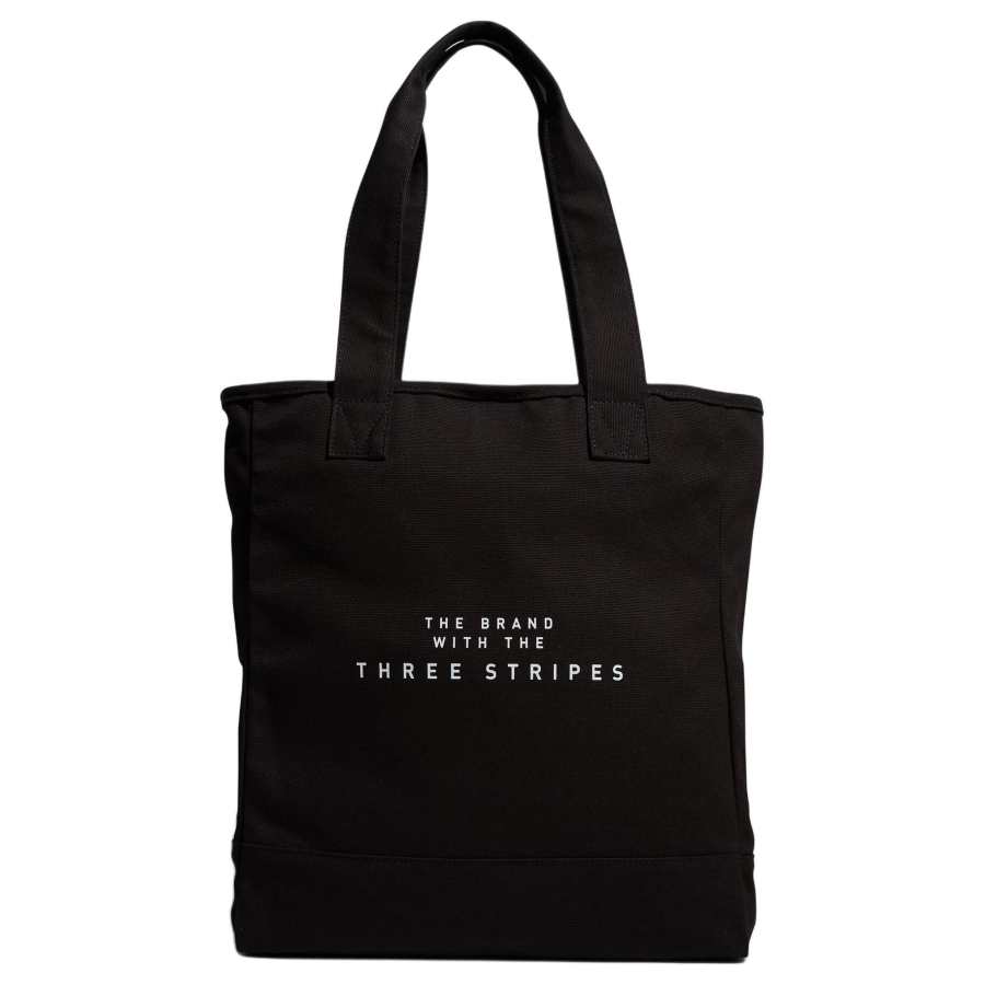 Adidas Adidas Cotton Tote Bag, Shopping Bag, Handbag, Shoulder Bag Regular Unisex Black