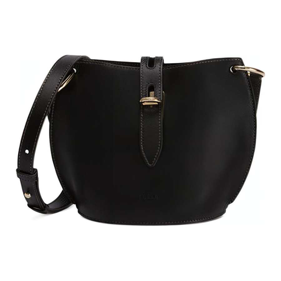 Furla Calfskin Shoulder Bag, Crossbody Bag Mini Women's Black