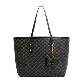 DCLOUD Pu Shoulder Bag Women's Coffee/Ecru/Black