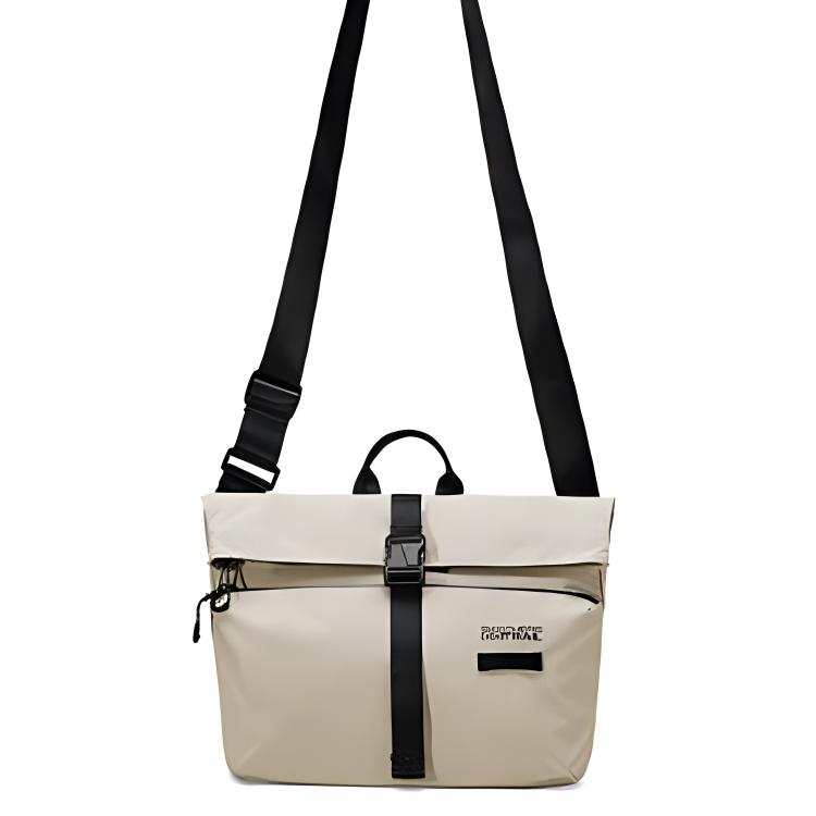 Skechers Fabric Shoulder Bag, Crossbody Bag Regular Unisex Silver Gray