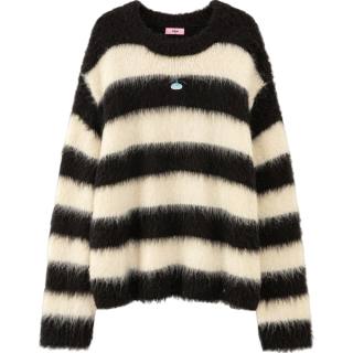 CHUU 24FW Knitwear Women's Black White Stripes