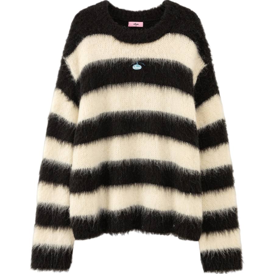 CHUU 24FW Knitwear Women's Black White Stripes