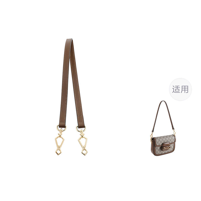 Luxury Care Artisan Workshop Cow Leather Bag Straps Women's Brown