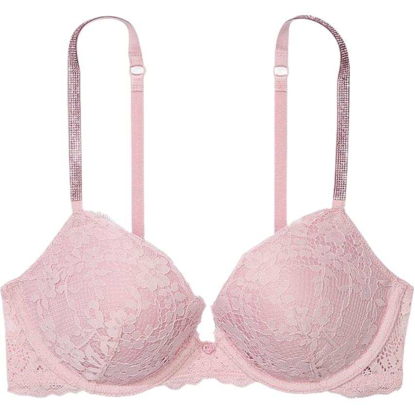Victoria's Secret 24 Big Show Collection DREAM ANGELS Bra Women's Light Rose Pink