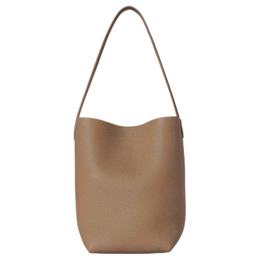 THE ROW N/S Park Calfskin Handbag Small Women's Dark Taupe Umber
