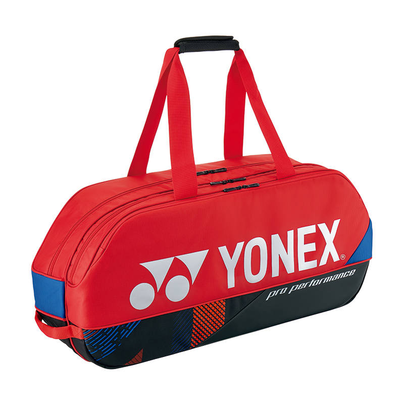 YONEX YONEX Fabric+Artificial Leather Gym Bag Regular Unisex Dark Red
