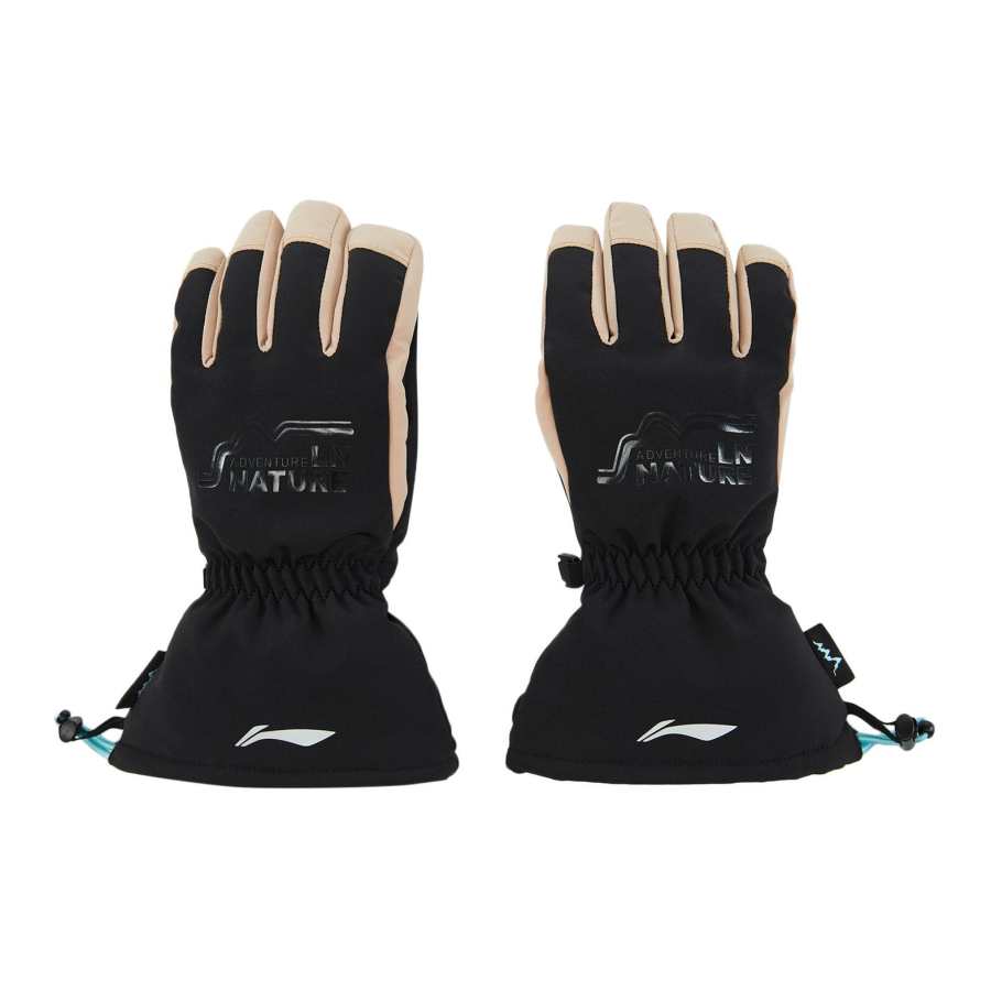 Li-Ning Li Ning Polyester Sports Gloves Unisex Black