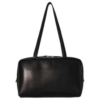 THE ROW Lambskin Long Handle Bag, Bowling Bag, Shoulder Bag, Handbag Women's Black