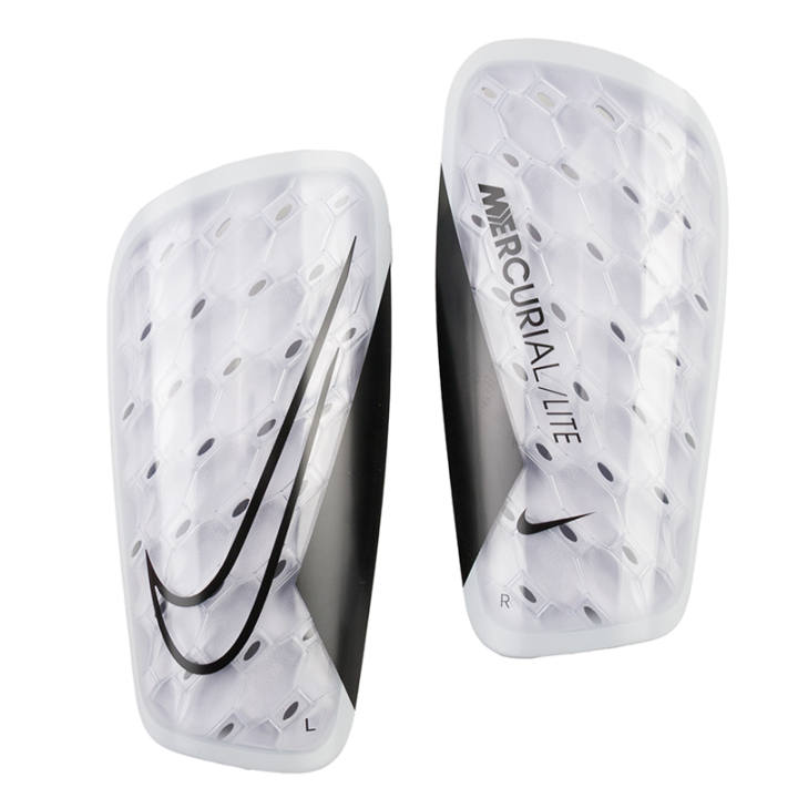 Nike Nike Soccer Shin Guards Resin, Elastane Sports Competition Training Unisex White