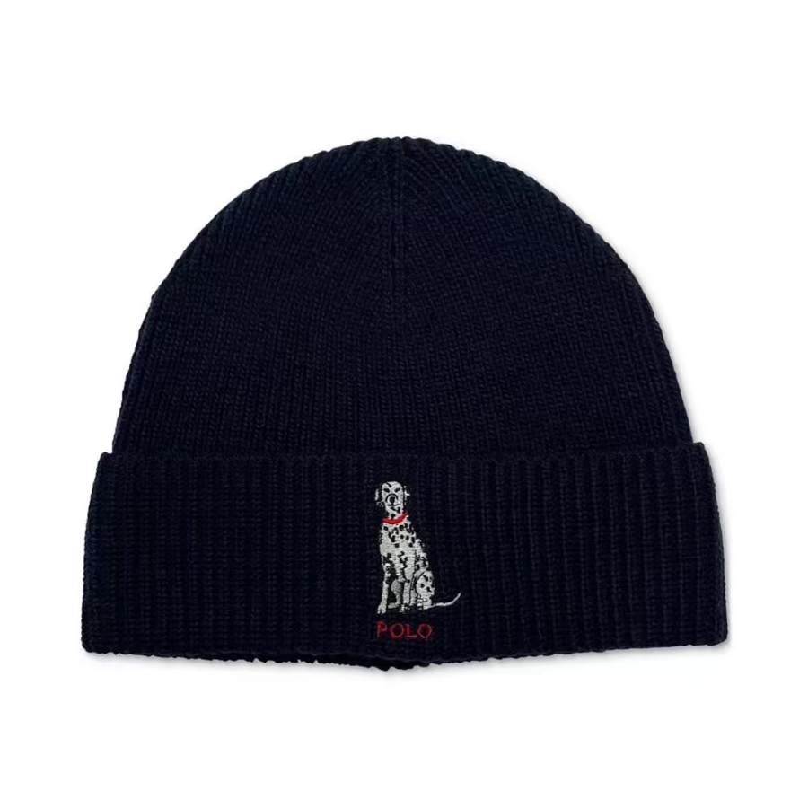 Polo Ralph Lauren Wool Blend Beanies Men's Black