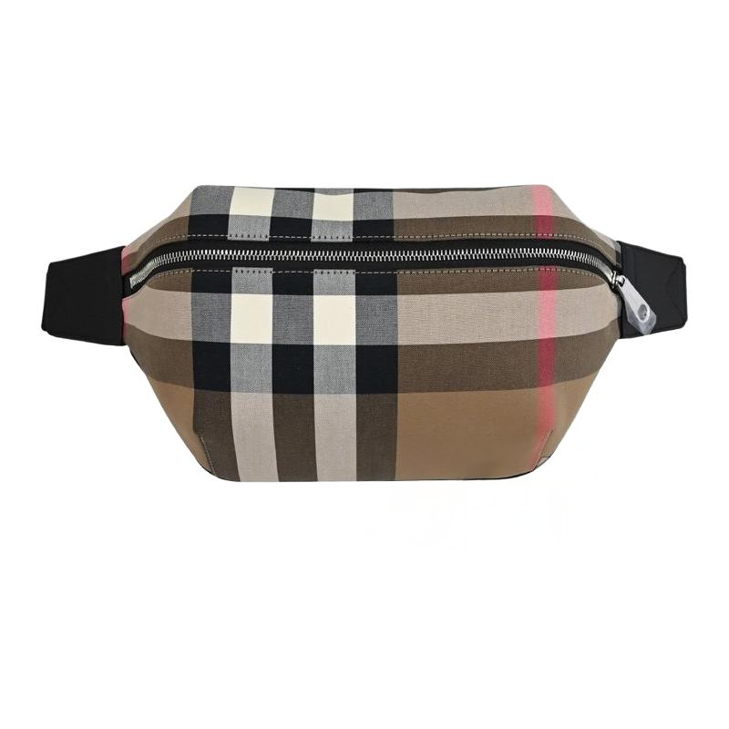 Burberry Cotton Fanny Pack Men's Birch Brown