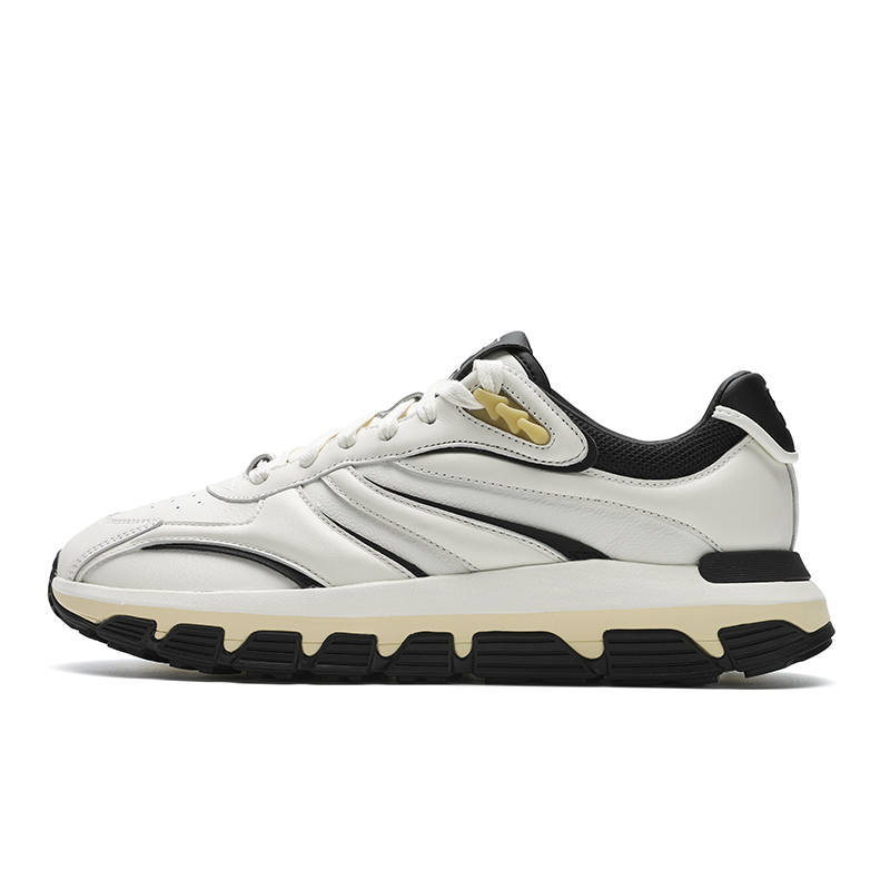 FILA Icona Abrasion Resistant Low top Casual Shoes Men's White Black
